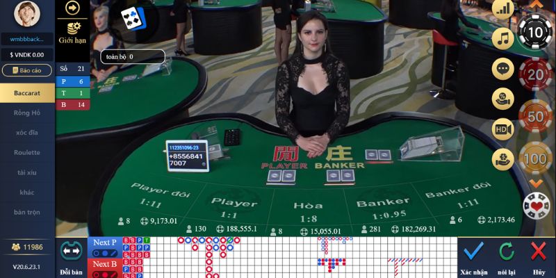 Công thức đánh baccarat dựa vào cách cuốn theo chiều gió