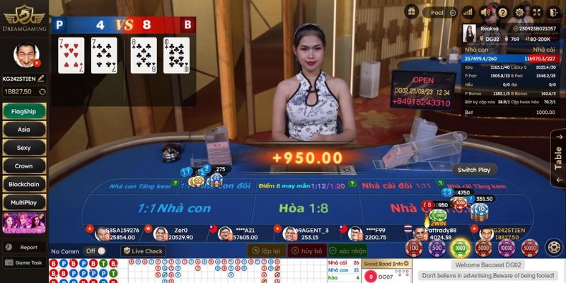 Công thức đánh baccarat dựa theo cách cấp tiến